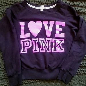 LOVE PINK CREW NECK SWEATER